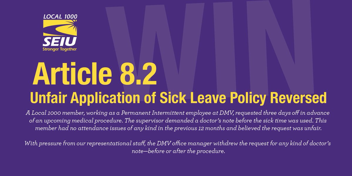 SEIU1000's tweet photo. Local 1000 members enjoy enhanced protections and have access to the union’s legal department or professional representatives who have experience defending your rights in the areas that matter most! #Local1000 #StrongerTogether #UnionStrong https://t.co/4vGS4snTrZ