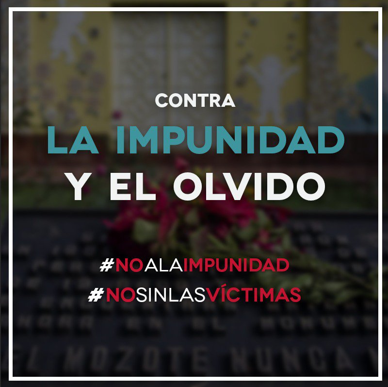 Cristosal's tweet photo. The @IACHumanRights ordered the Salvadoran Legislative Assembly to STOP its attempt to pass a new #AmnestyLaw. The Assembly has been swiftly attempting to pass the law before the President-elect takes office on Saturday.
#NotWithoutTheVictims https://t.co/Y0eAMA5477