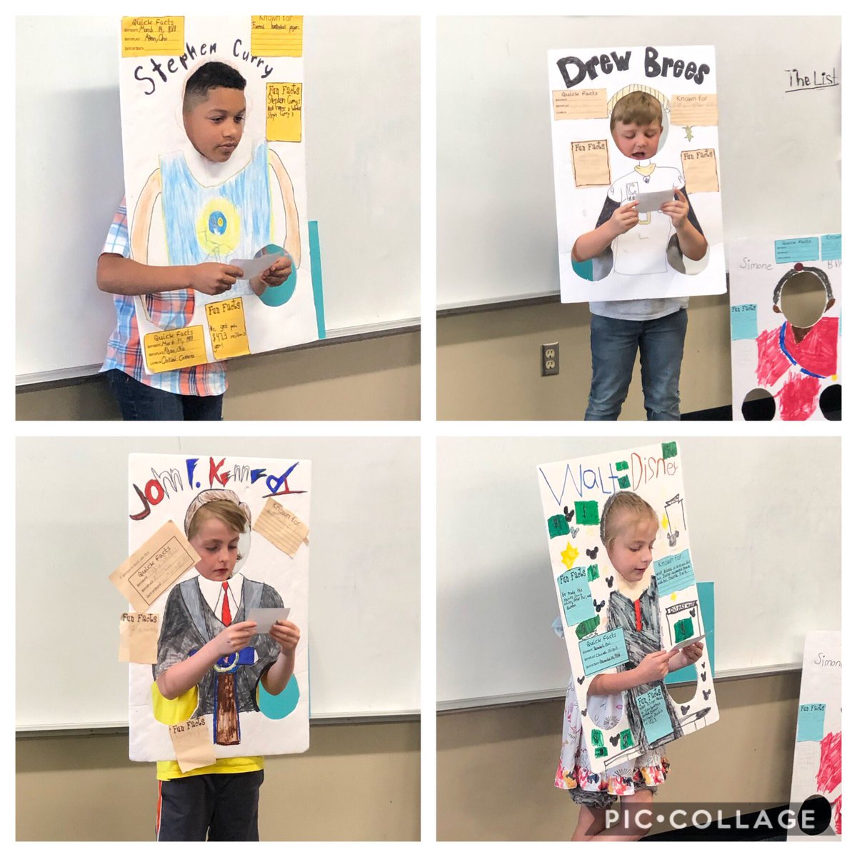 McGarrellMJ's tweet photo. Second graders did an outstanding job presenting their biography projects today! @McClellEmily @MrsHowellTCE @MatthewMillerpe #TCEstrong #FINISHINGSTRONG https://t.co/e1lfWUpg51