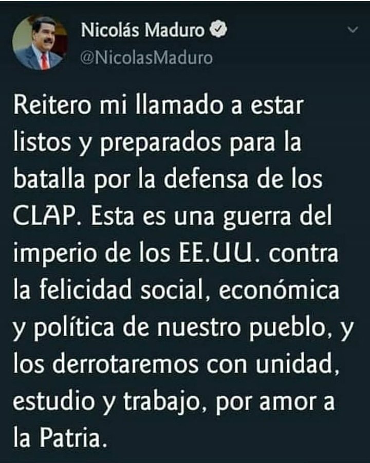 CLAP_GV's tweet image. #CLAPContraElBloqueo @NicolasMaduro @YepfriArguello