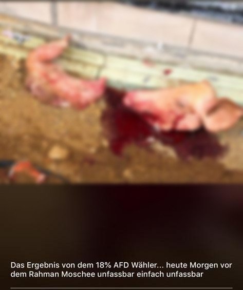 BIG_Partei_DE's tweet photo. Ein abscheulicher Angriff auf die Marokkanische Moschee in Mönchengladbach gestern früh.

#islamophobia #fckafd #Rassismus #StopRacism #Vielfalt #multikulti #BIGforJustice https://t.co/blrrTD1bp2
