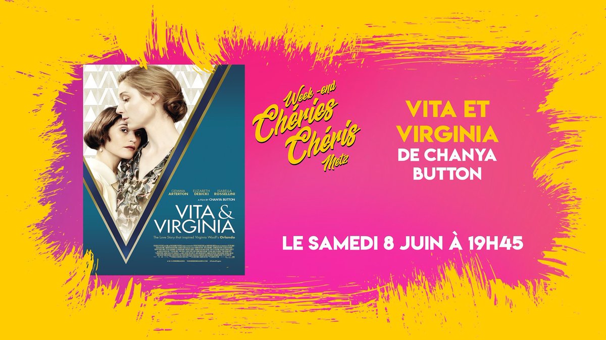 StephLipaux's tweet photo. @LesbienRaison @Pyramide_Films Et en 1ère Mondiale le 8 juin lors du week-end chéries-chéris de notre festival #RainbowWeeks. Moralité: il faut venir à Metz 😉 https://t.co/1gheFB5NmJ