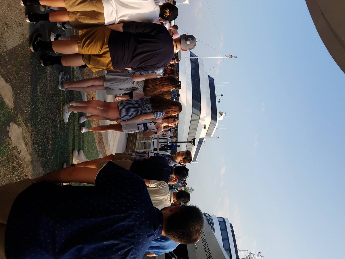 MMSBPS's tweet photo. We're on a boat!! Time for the dinner cruise!!#mmsdc19 https://t.co/v2xqb8DYq8