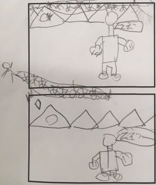 まんが教室の小3男子が描いた
「あああああ！」
という漫画。
めちゃくちゃおもしろかった。

突き抜けると感動を呼ぶんだな、
と生徒から学びました。 