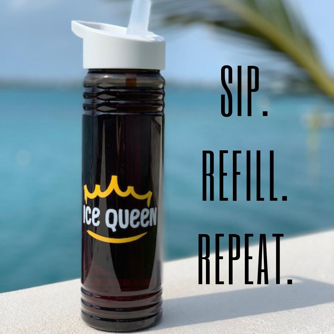 Icequeenbermuda's tweet photo. Who loves a great deal? Buy our sturdy new sipper cup: $4. Buy that same cup filled to the brim with soda: $4.95. Refill your soda using that cup: $1.25. Want to buy that cup filled with slush instead?: $5.50. Refills on slush: $1.90. #icequeenbermuda #bermuda #icycold #whatadeal https://t.co/Q5ZwTDEDxw