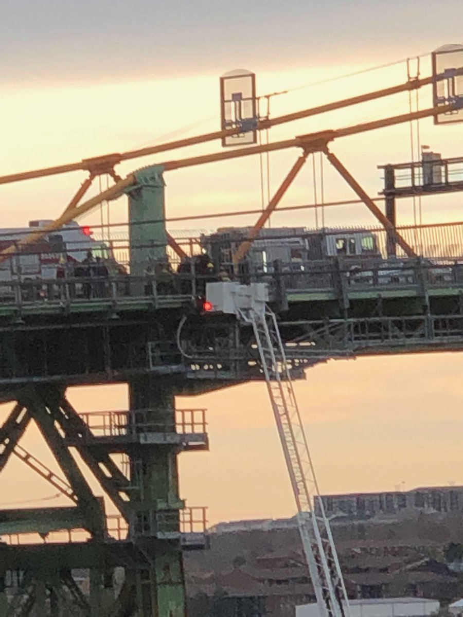 brianthompsoncs's tweet photo. MacDonald Bridge closed in both directions. Rescue effort under way? https://t.co/VtY5tMHolo