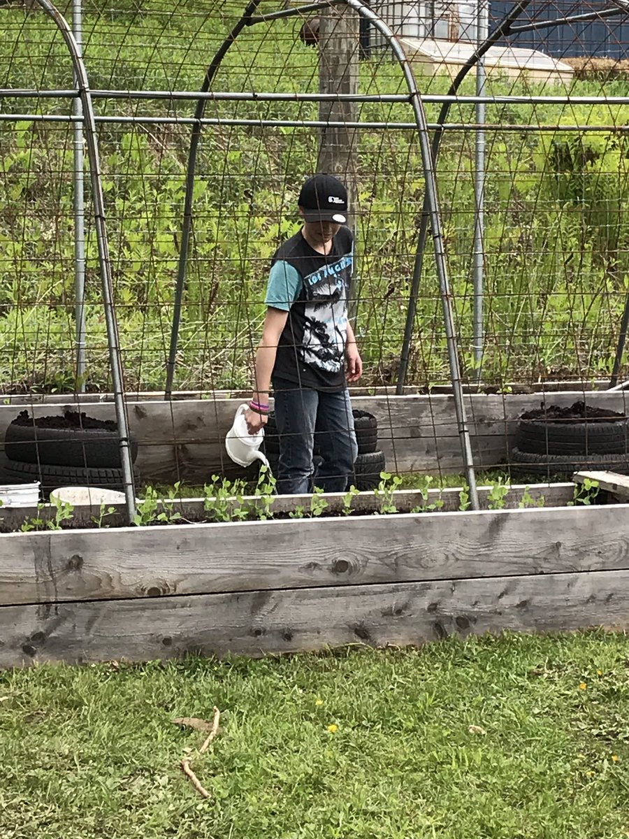 KAsecondary1's tweet photo. Enjoying time in our KA Garden. #WeGoGreen https://t.co/pSpCErSLWn