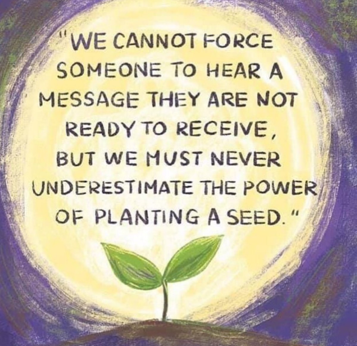 Brant_CYW's tweet photo. Believe the seeds you plant today will make a difference. Never stop planting. https://t.co/BV7d37Imk6