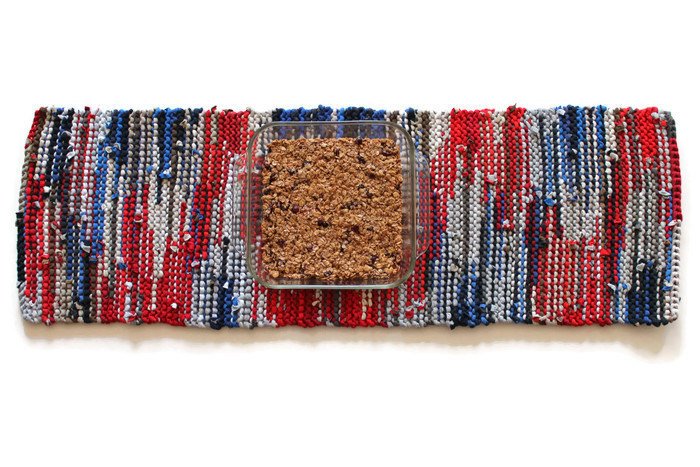 Ready for Independence Day in our #etsy shop: Nautical Table Runner Red White Blue Americana Cottage Country Artisan Knitted 12x36 --US Shipping Included etsy.me/30P8jTQ #housewares #red #housewarming #independenceday #blue #freeshippingetsy