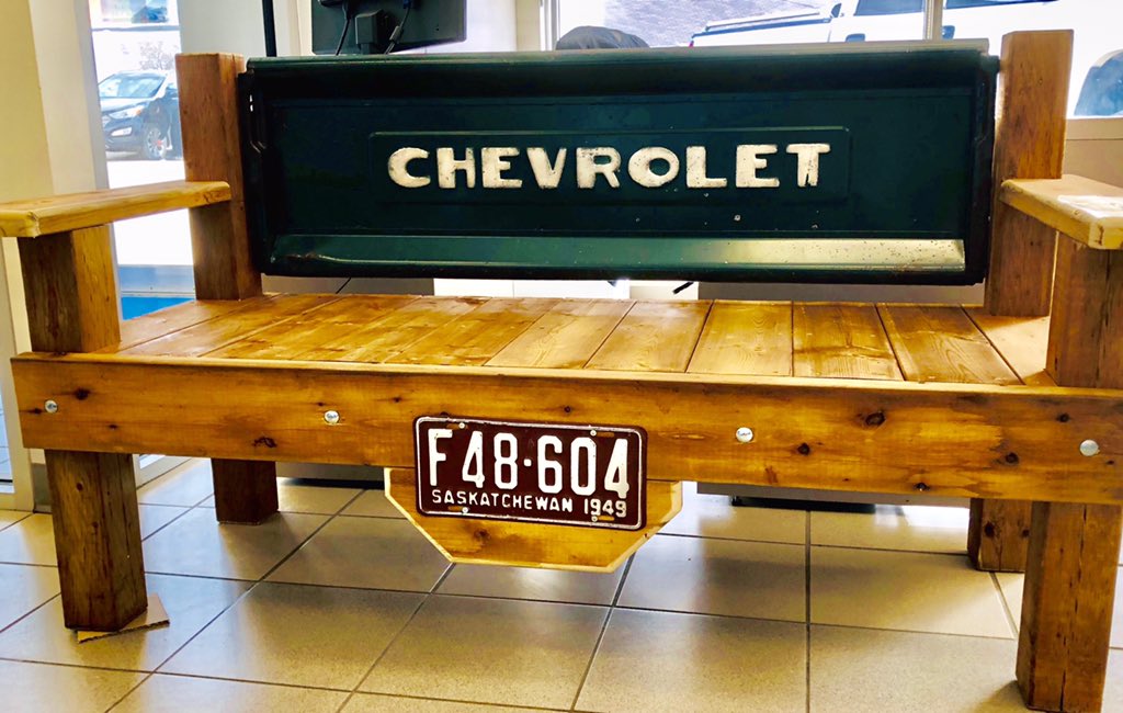 GregOttenbreit's tweet photo. Tickets available at @YorktonHyundai, The Health Foundation office, the Hospital Gift Shoppe and of course, from us and the CloseCutsMobile for this bench built by Gerry Vandane in support of Brayden Ottenbreit Close @Cuts4Cancer Local Initiatives!
#Cuts4Cancer https://t.co/Q5hru7IeGx