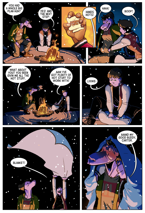 Adabear_Art's tweet photo. Monsterhead || Ch01 P20. A warm cold night. #monsterhead #webcomics https://t.co/1URipWDxvj