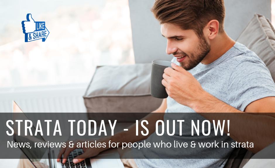 HartleysLSS's tweet photo. The latest edition of Strata Today is out now.
It's jam-packed full of articles about the strata lifestyle including news, reviews and interesting articles for those who live or work in strata communities. https://t.co/6x93HzRlYq https://t.co/qxhGJ1wY2J