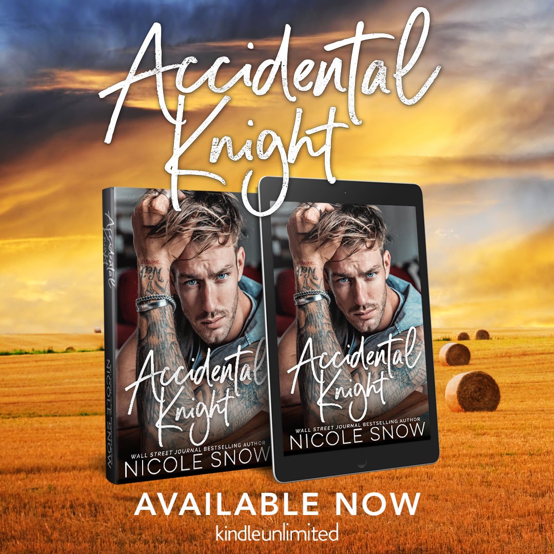 💕 Accidental Knight is live and FREE in Kindle Unlimited! → amzn.to/2Wb9Sgb 💕

★ ★ Accidental Knight is Live! Saddle up with a hot, hilarious, and heartwarming new marriage mistake romance thriller today. ★ ★

#nicolesnow #romancenovels #kindleunlimited