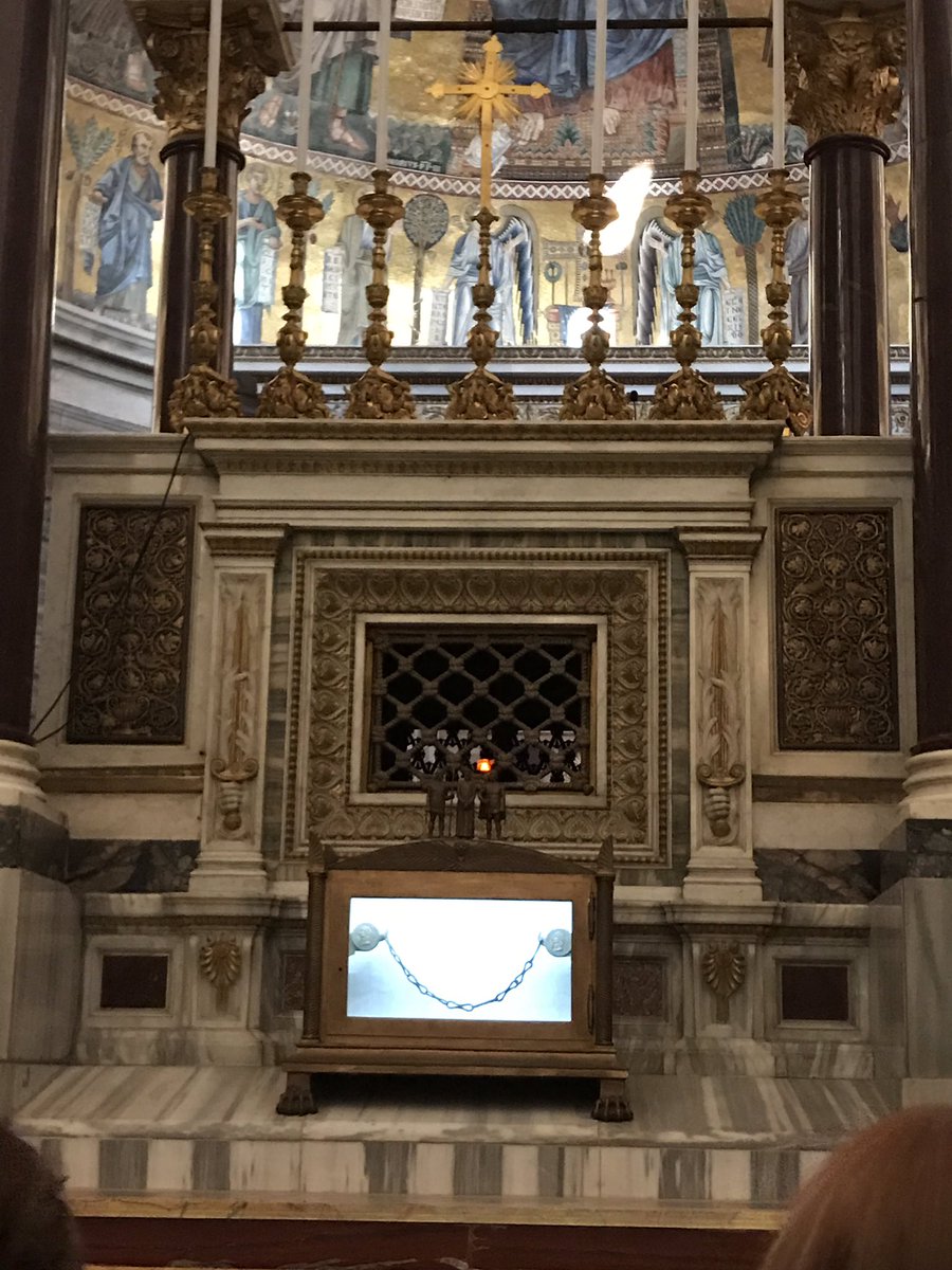 ofgoodcounsel's tweet photo. “While Paul and Silas were praying and singing hymns to God, there was suddenly such a severe earthquake that the chains of all were pulled loose.” -Acts 25:26 #FirstReading #MassToday #StPaulChains https://t.co/K3y9Q4nCgO