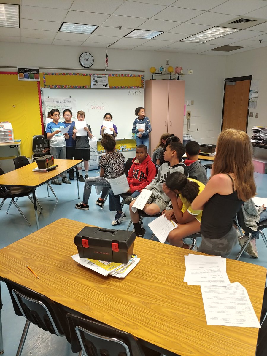 We are finishing the year strong <a href="/EasternWCPS/">Eastern Elem School</a> .  Gr 5s were introduced to Philosophical Chairs.  Amazing thinking/reasoning occurred!  They even asked to do it again! <a href="/DavWarren3/">DavWarren3</a> <a href="/EricaDHartley/">Erica Hartley</a> <a href="/kristib71/">Kristi Bachtell</a> #wcpsmd