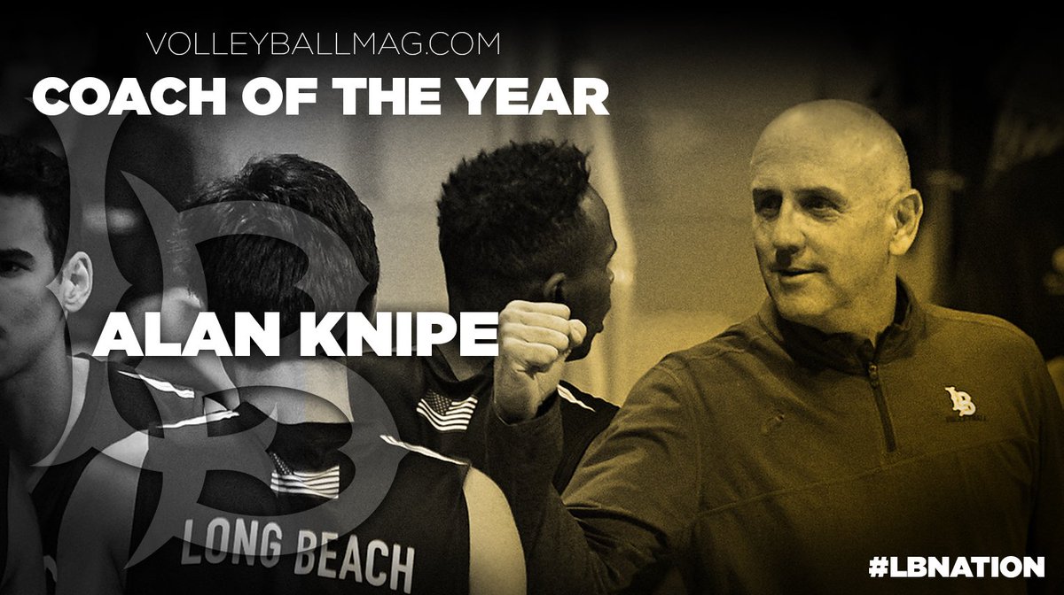 Congrats to TJ DeFalco & Alan Knipe on being named @VBMagazine Player & Coach of the Year! Congrats to Josh Tuaniga & Kyle Ensing on being named to the VBMag 1st Team All-American Team & Nick Amado on being an Honorable Mention #GoBeach #LBNation longbeachstate.com/news/2019/5/28…