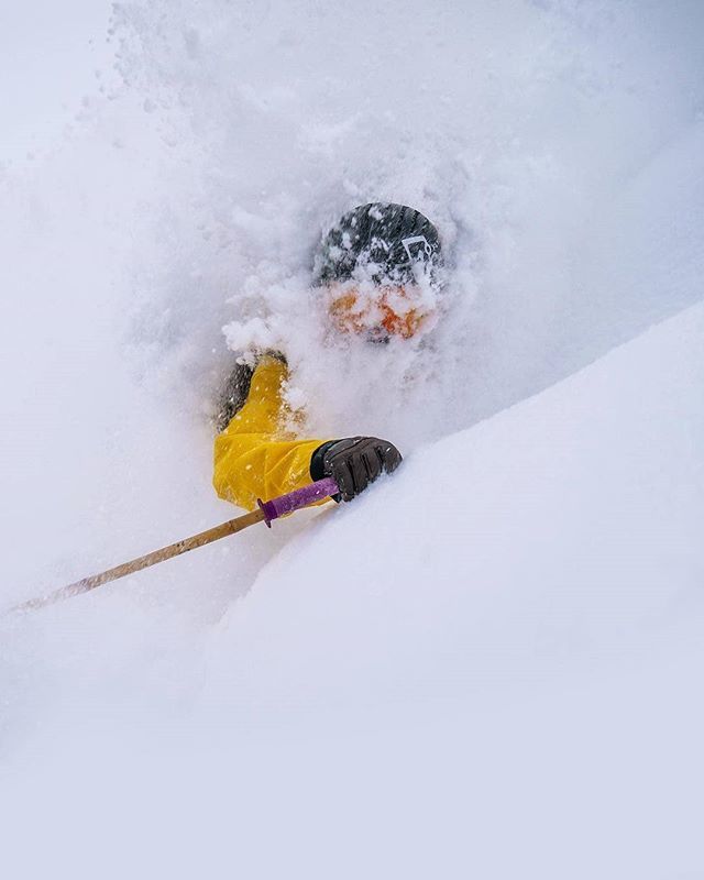 Panda Tribe Member and Athlete/ Team Mgr/Brand Ambassador at Icelantic, Scotty VerMerris, goes full throttle into a truly glorious Class 5 #PANDALANCHE! This photo was taken by the always magnificent Jana Rogers! ⛷: @scottyvermerris
📸: @janzy_ 
#PandaPoles #Icelantic #MagicS…