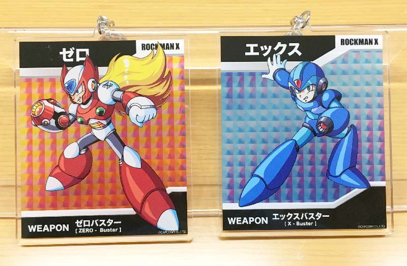 グッズ紹介】「ロックマンX デカアクリルキーホルダー」 でっかい