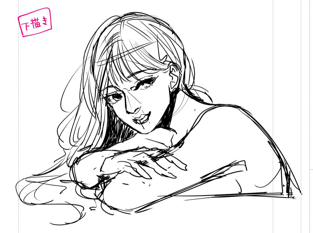 私なりの、美人の描き方をまとめてみました?
こういった女の子大好き? 