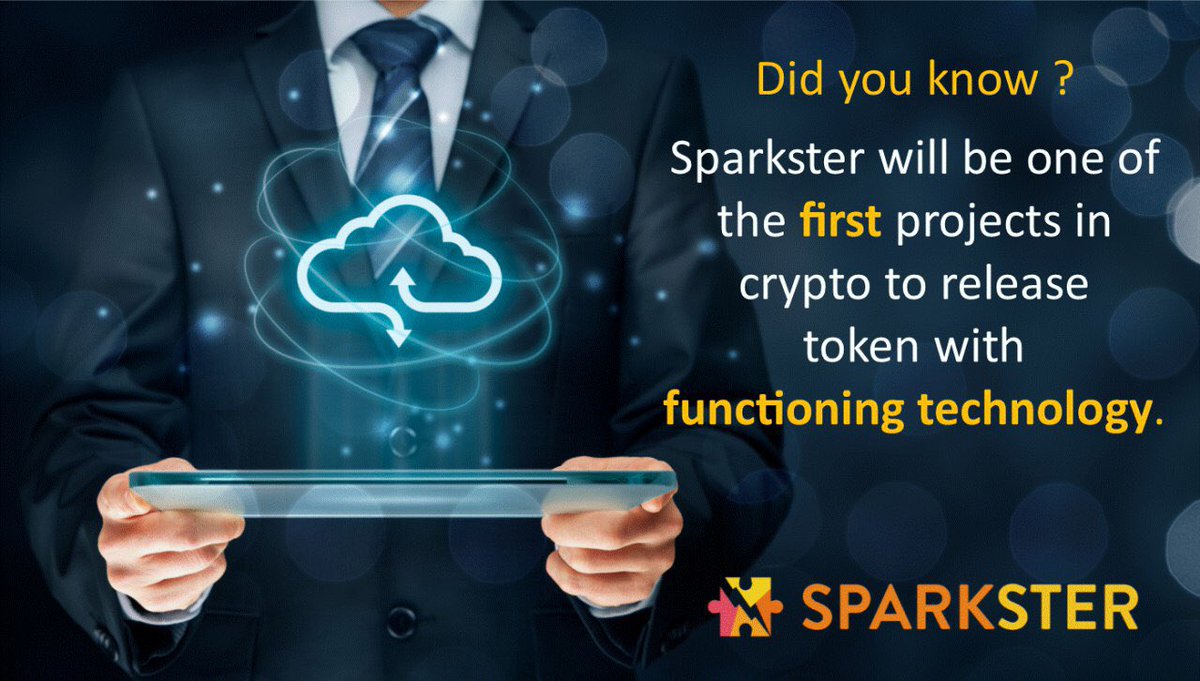services_ph's tweet photo. Did you know ?
Sparkster will be one of the first projects in crypto to release token with functioning technology. #SPARKSTER https://t.co/aHBX05KJfa