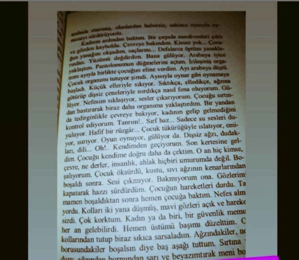Bu nasıl bir iğrençlik....
Bu nasıl bir canilik....
#abdullahsevki 
#PedofiliSuctur 
#idamgelsin