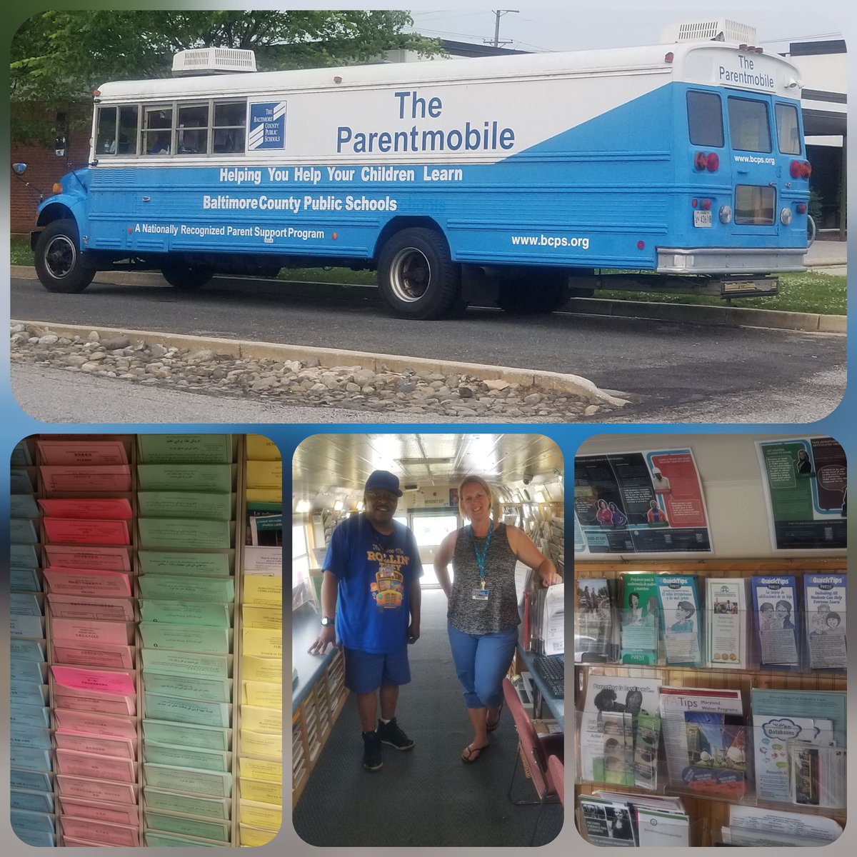 JSzymanski301's tweet photo. So excited to see the @BaltCoPS Parent Mobile @ the Family #LearningExp this evening! Such great resources for our families provided by awesome #TeamBCPS members!! @BCPSParentU @DundalkES @_mparker3 @jmullenax https://t.co/POlC76AeMs