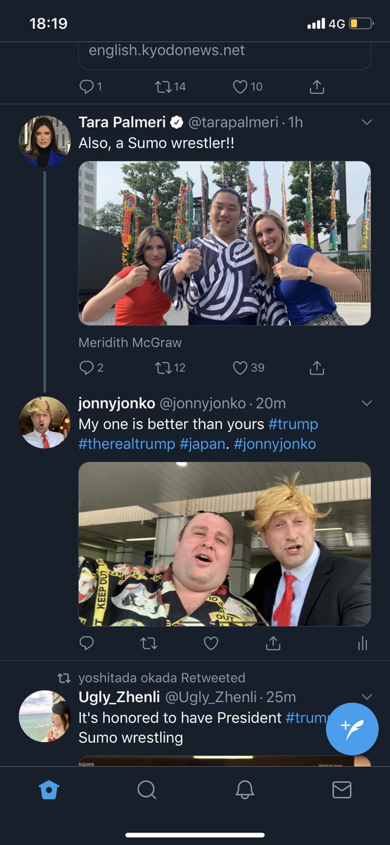 jonnyjonko's tweet photo. @realDonaldTrump Thank you Japan. You are my second favorite country country after North Korea.  #MZHemingway #JCNServerino #jonnyjonko #rodgersono #テルマルン #therealdonaldtrump https://t.co/keYUYUsboy