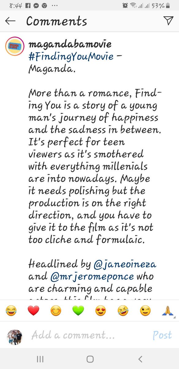 Iamlorie26's tweet photo. Now showing!! #fîndingyou @itsJaneOineza https://t.co/rQsj4xvaCs