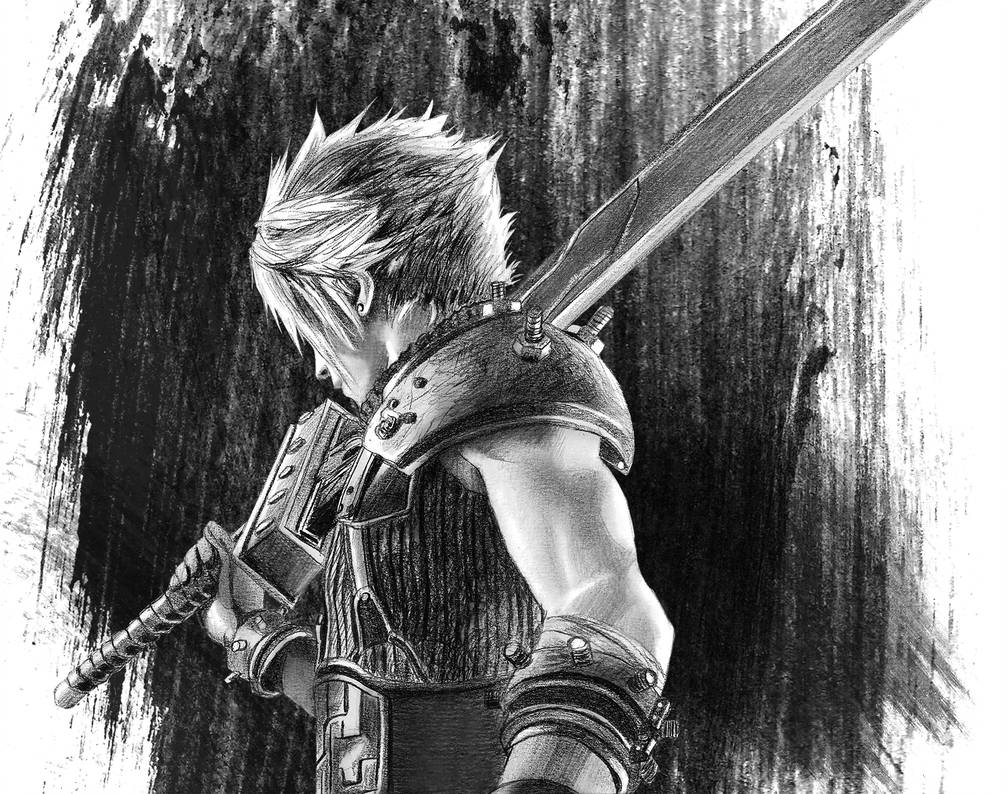 V Ken Marion  Cloud Strife 2 Final Fantasy VII  Modern Mythology Comic  Art