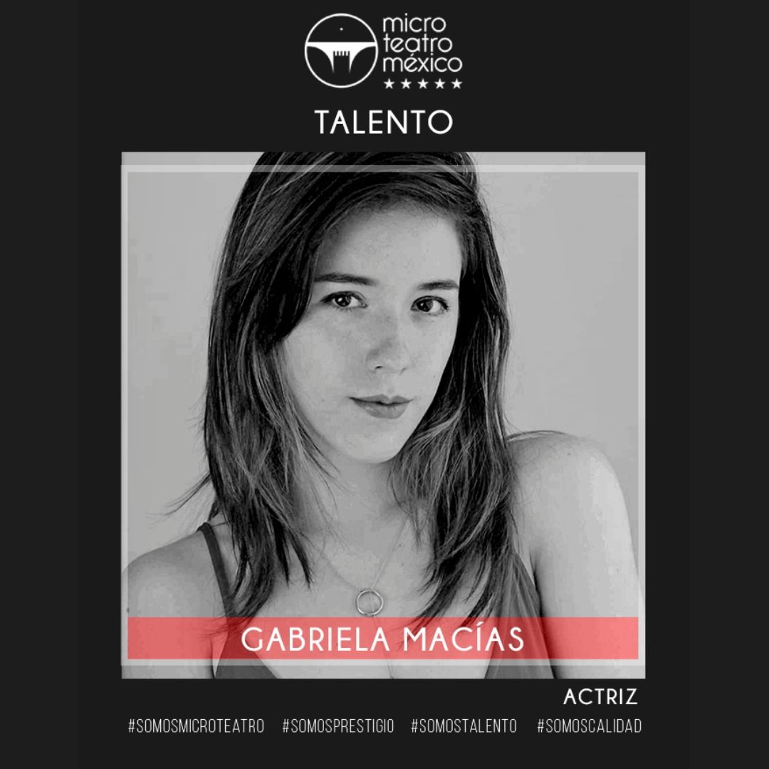 MicroTeatroMex's tweet photo. #MicroteatreroDelDía
¡Hoy conoce a Gabriela Macías actriz de #EduardYDios ven a conocerla en la sala 10 de #MicroteatroMex!
#PorPecado 🎭🍎 https://t.co/LKQXukwEo7