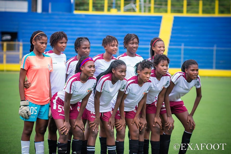 footfemht's tweet photo. Les demi-finales des playoffs du Championnat Haïtien de Football Féminin se jouent ce Mercredi 29 Mai au Stade Sylvio Cator.
Le programme :
4h PM : ASF Croix-des-Bouquets vs Aigle Brillant AC
6h PM : Valentina FC vs AS Tigresses
#FootFemHT #WouleBoulLaMedam https://t.co/DcIZaxrcFI