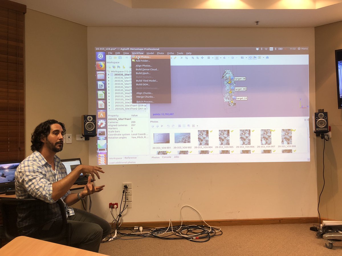 willfig's tweet photo. 3D modellers getting stuck into the nitty gritty at our @aims_gov_au workshop. @DrFerrariR @Sydney_Science @USydMSI @Sydney_Uni #3Dreefs https://t.co/PxGMpbw3Nk