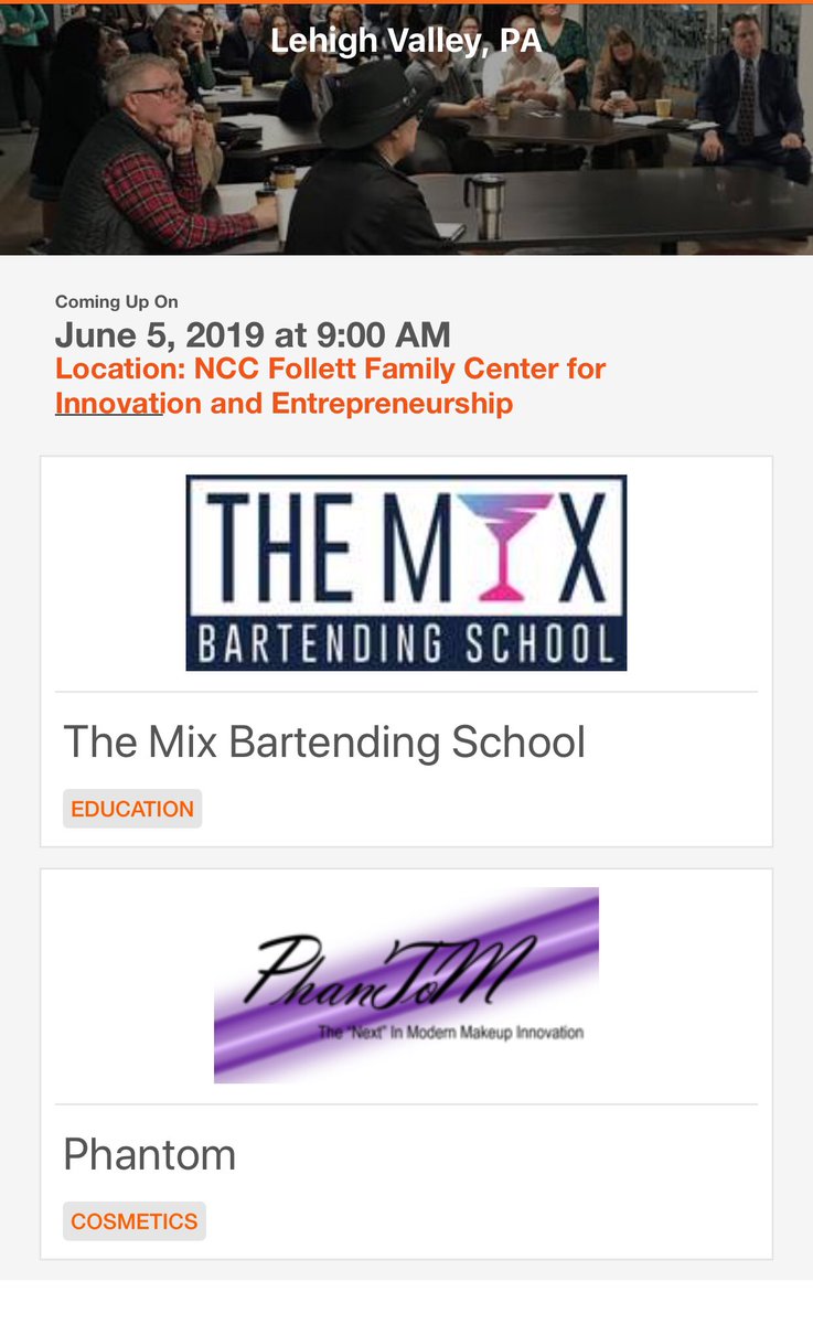 Next Week at 1millioncups Lehigh Valley