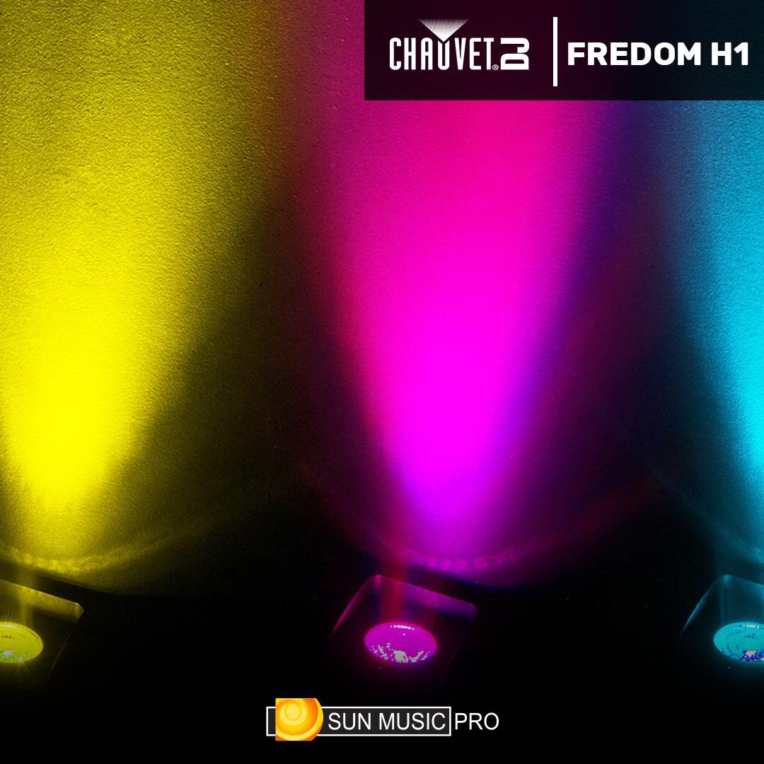 sunmusicpro's tweet photo. FreedomH1 es una luz tipo wash LED compacta, 100%  inalámbrica, que funciona con batería, con un transceptor D-Fi incorporado. https://t.co/G7EnhOvdr2