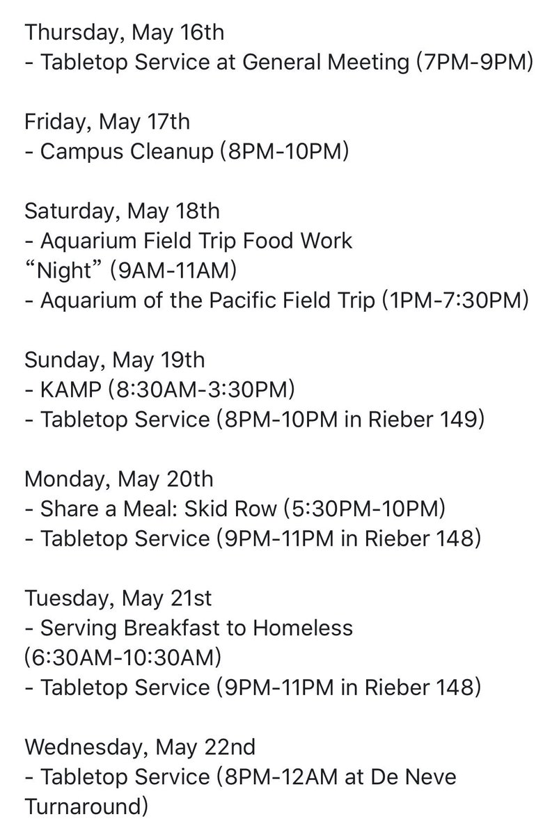 uclacki's tweet photo. This past week, UCLA CKI has our Spring 2019 Service Marathon! We completed a total of 335.75 hours of service! https://t.co/GtgGm9fEaE