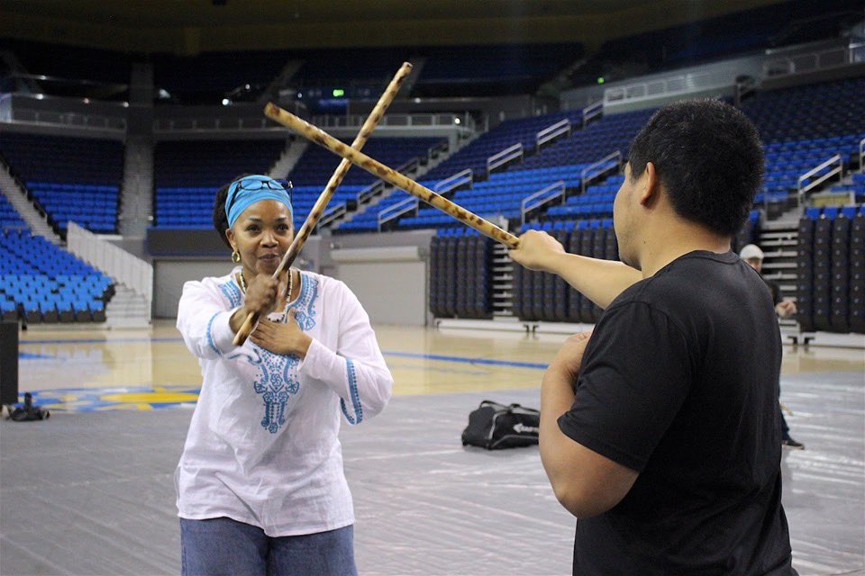 CognitiveKali's tweet photo. Had a blast at this weekend’s event. The @TEDxUCLA: Focus | Martial Arts Salon was so inspirational and innovative. After listening to the phenomenal speakers, we hit the UCLA basketball court for some Kali! https://t.co/1wyJXGHjSI