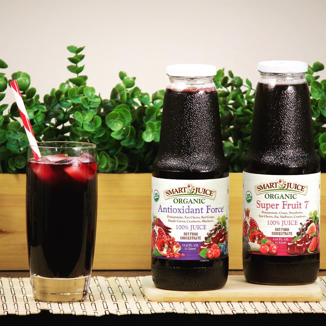 Load up on antioxidants with juice from <a href="/SmartJuice/">Smart Juice</a>. Made without fillers, preservatives, or harmful chemicals, these organic juices are full of honest, fresh fruit flavor the way nature intended. 

Shop --> bit.ly/2QtYUwl