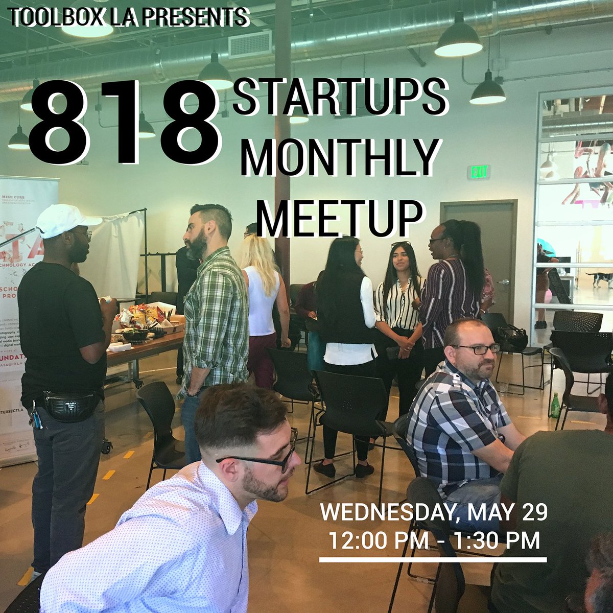 The road to building a start up can be a lonely one, come down to Toolbox LA tomorrow for potlucking and networking with fellow entrepreneurs. #818startups #sanfernandovalley #chatsworth #networking