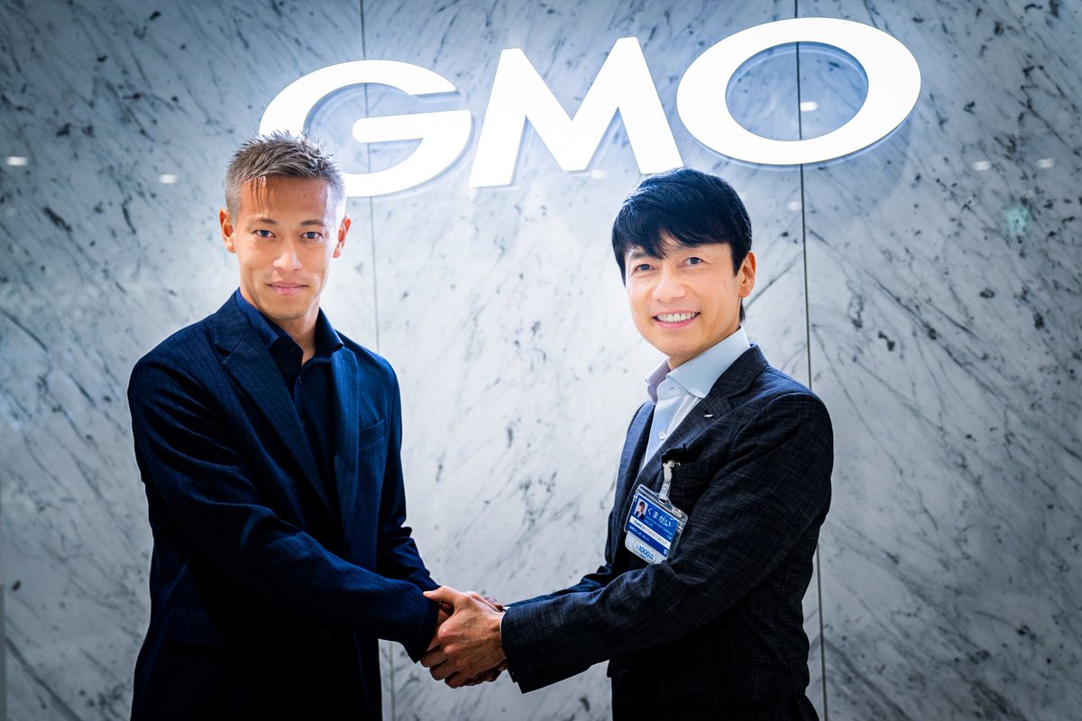 熊谷正寿 Gmo Pa Twitter 本田圭佑くんが 僕に会ってみたいと遊びに来てくれました 大きな夢 と その達成に覚悟を持つこと 日々コツコツ努力する姿勢 そして今回のような行動力 サッカーは分からないけど 事業家としての本田くんに大きな可能性と共通点を感じ