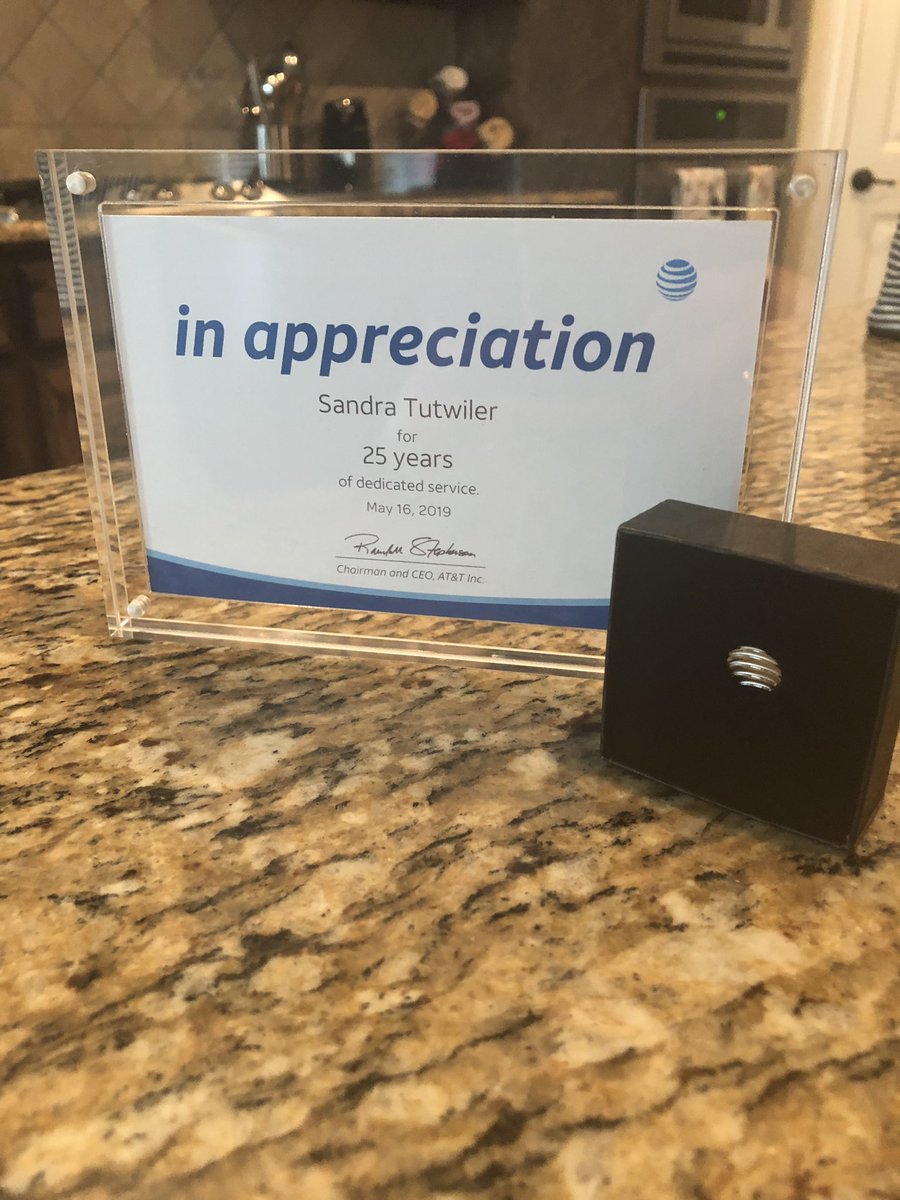 Blessed beyond measure! #LifeatAtt #TATUProud #TU_TLife