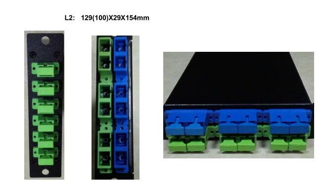6 fttx WDM In 1 LGX Box, Low Polarization Dependent Loss
application in FTTX, GPON WDM, CATV