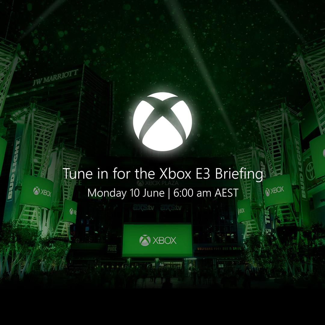 On June 10 we'll be going live with the #XboxE3 briefing.

❤ or RT this Tweet for a reminder on the day!