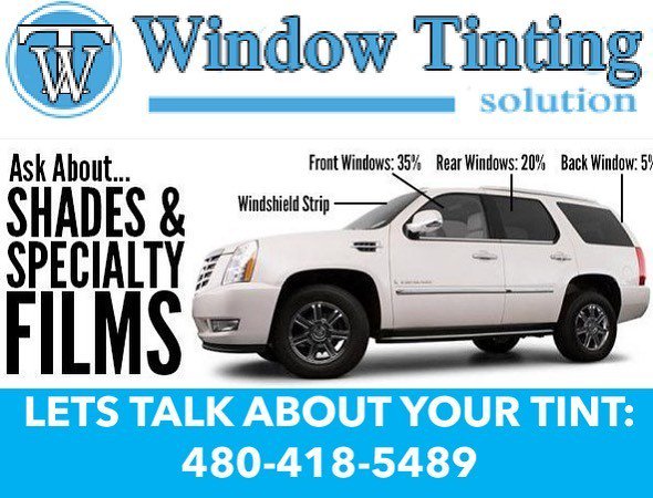 WindowtintPhx's tweet photo. Let’s talk about your tint. Speak with a Tint Tech today to help with your specific window tinting needs. #windowtinting #phoenixarizona #tempearizona https://t.co/KgEBwx4wz0 https://t.co/K251tUpArM