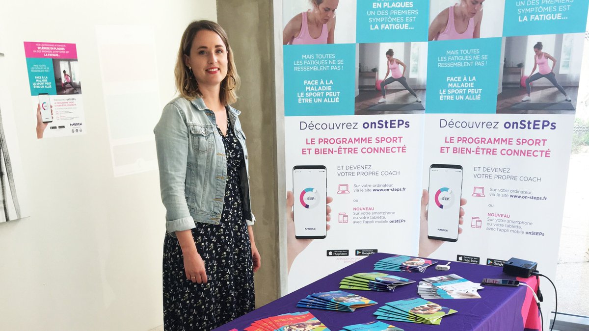 merck_fr's tweet photo. A l'occasion de la #JournéeMondialedelaScléroseEnPlaques, nous sommes présents toute la journée à @CHUdeNice
pour présenter notre appli #onStEPs : programme sport & bien-être connecté inspiré par les patients #SEP, mais conçu pour tous ! #BoxonslaSEP
https://t.co/edkvnUZOZa https://t.co/xVNkgj9xv9