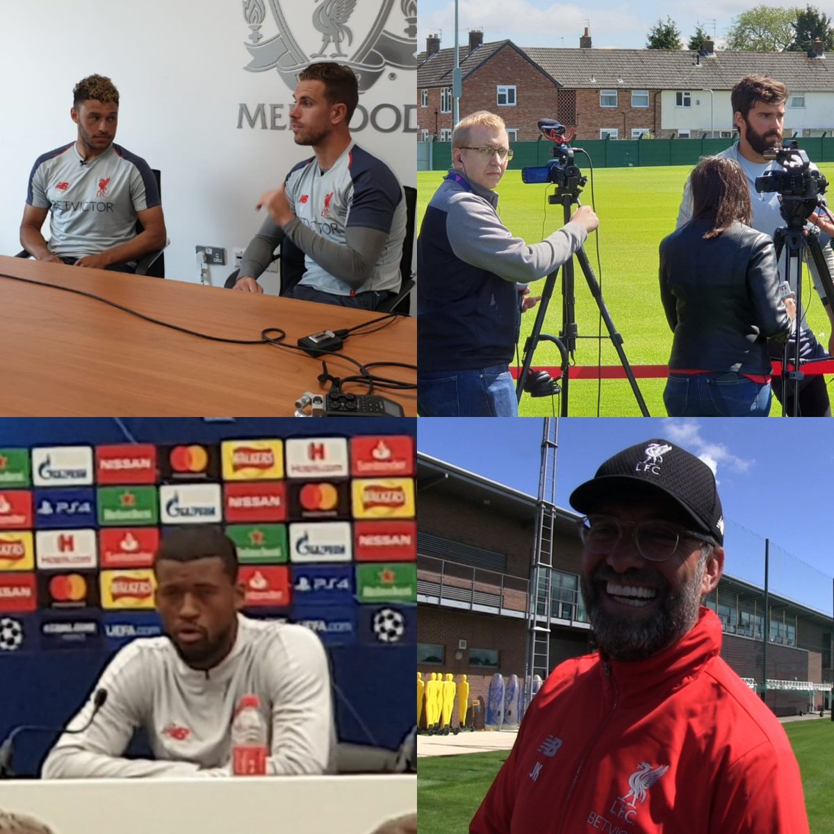 NEW VIDEO! 

<a href="/ChampionsLeague/">UEFA Champions League</a> Final Media Day at Melwood Vlog

- Bit of <a href="/GWijnaldum/">Gini Wijnaldum</a> 
- An <a href="/Alissonbecker/">Alisson Becker</a> love in
- <a href="/Alex_OxChambo/">Alex Ox-Chamberlain</a> buzzing off <a href="/JHenderson/">Jordan Henderson</a> 
- Klopp learning the heartbreaking truth about <a href="/mrbloodred/">Chris Pajak</a> (soz Chris) 🙈

youtu.be/Lw_OhgI1rss #LFC