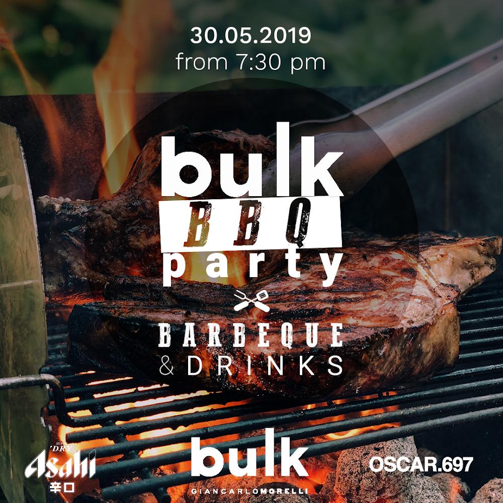 Sarà il brutto tempo, sarà la speranza del sole che arriverà ma ci è  venuta una gran voglia di barbecue. Vi aspettiamo al Bulk barbecue party  #party #bulkmixologyfoodbar #milano #asahisuperdryita #oscarvermouth697