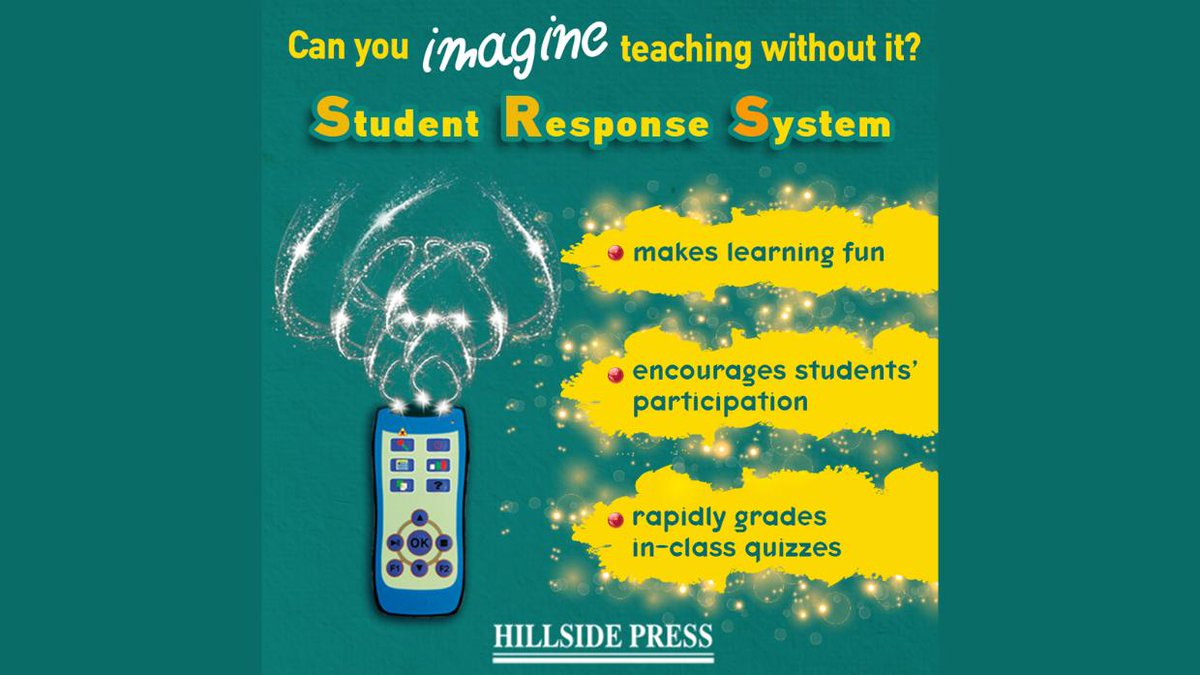 elthillside's tweet image. Student Response System, the most enjoyable instructional tool! Offered exclusively to Hillside Press clients. Contact us now!

#StudentResponseSystem #ELT