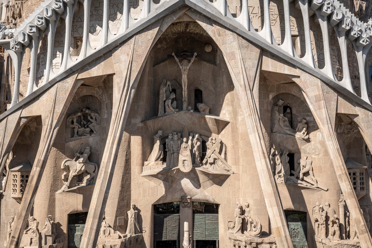 La Sagrada Família on Twitter: "#Gaudí said that the Passion façade should be "harsh and cruel, as if made of bones" and left a clear description of what it should look like,