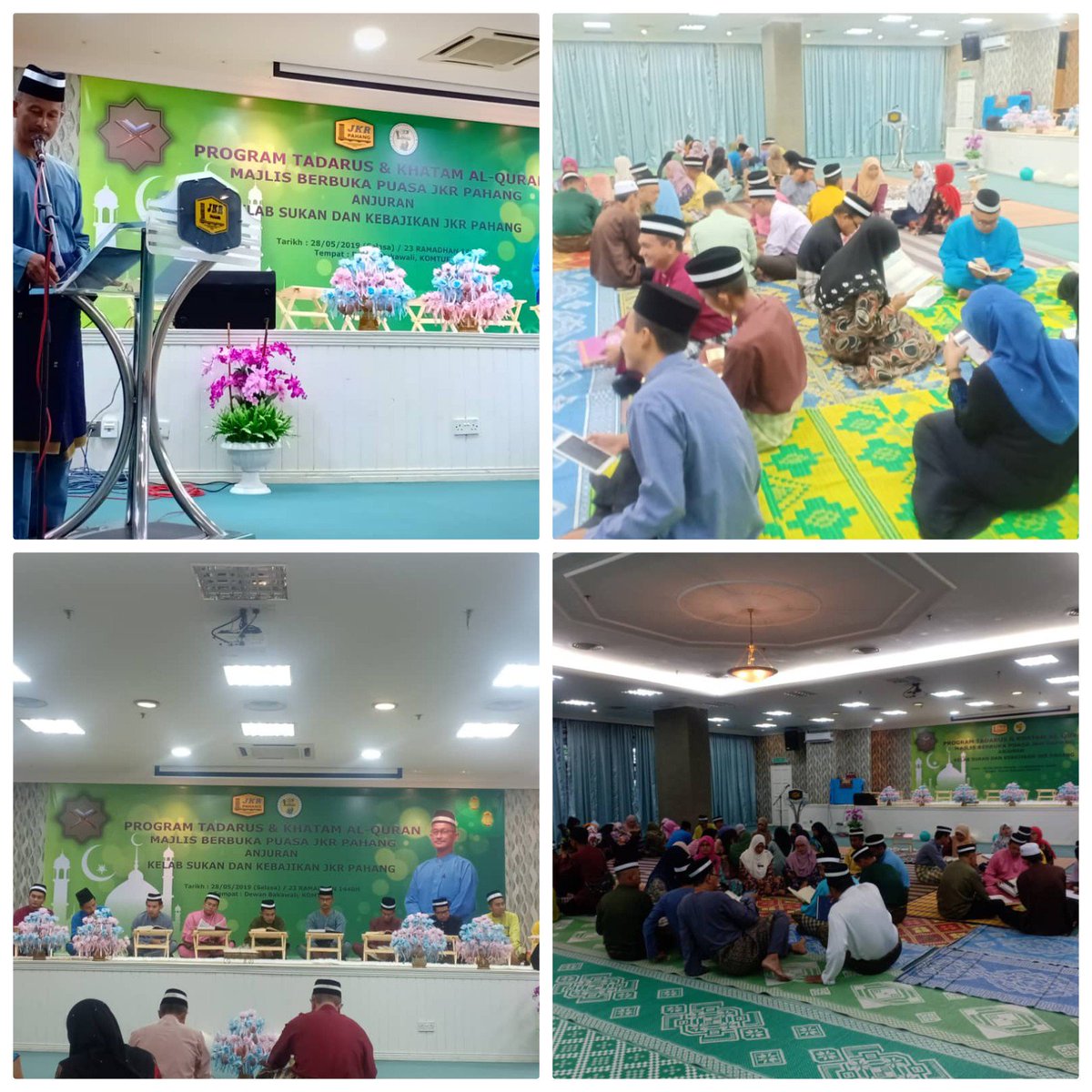 28/5/19 - Alhamdulillah,selesai sudah majlis Tadarus Dan khatam Quran JKR Pahang.