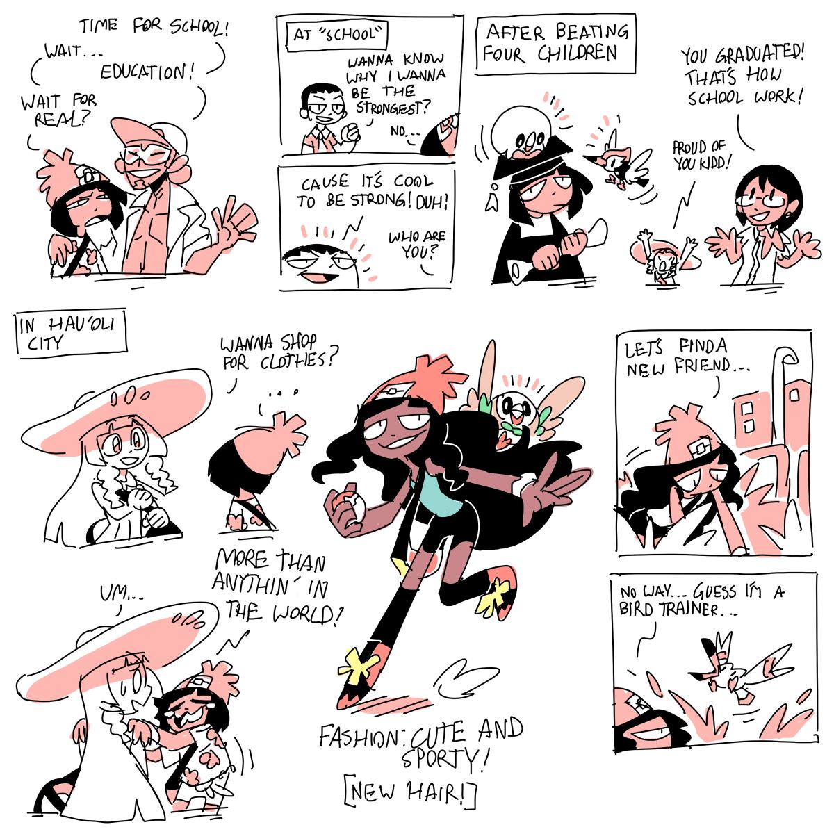 here are the first 11 pages easy to consume since im starting again. its wild. this "comic" went on "hiatus" right when star impact began. been awhile lol. should be fun to do again though. it was a TON of fun before. 